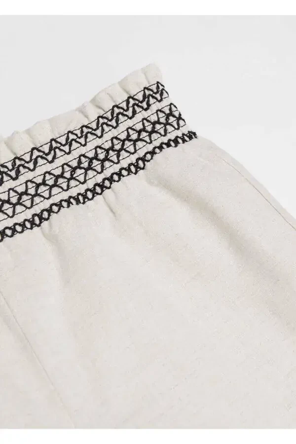 Zargʻaldoq aralashmasi boʻlgan bel qismi elastik shimlar - 4