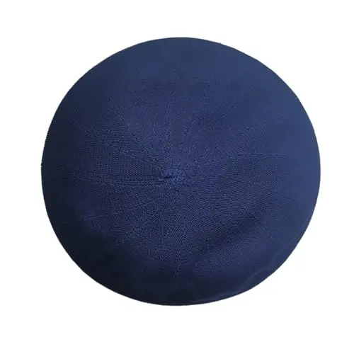 ZARSIO Summer French Beret Breathable Thin Beret Hat Solid Color Beanie for Women Lady 
