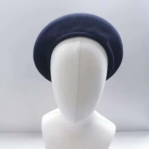 ZARSIO Summer French Beret Breathable Thin Beret Hat Solid Color Beanie for Women Lady - 5