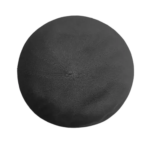ZARSIO Yozgi Frantsuz Bereti Nafas Oluvchan Yupqa Beret Shlyapa Ayollar uchun Qattiq Rangli Beanie - ZARSIO (1)