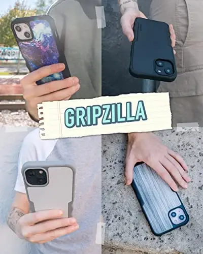 Защитный магнитный чехол Smartish для iPhone 14 - Gripzilla, совместимый с MagSafe [Прочный + Прочный] Усиленный тонкий чехол с защитой от падений для Apple iPhone 14 - Spaced Out 