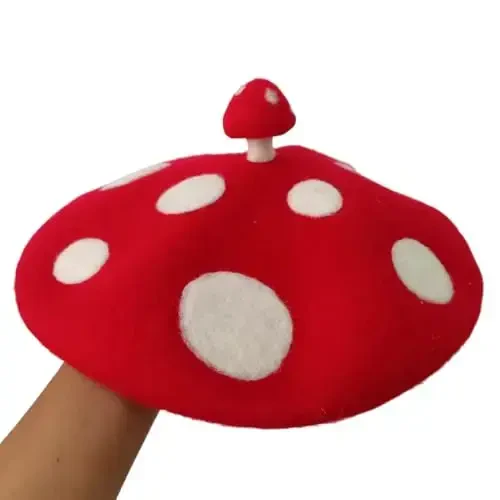 Zasy Casual Jun yün bere şapka Klassik Fransiz rassomlar bezi qo'lda tayyorlangan kepka ayollar uchun - 4