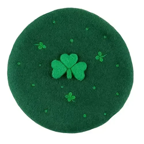 Zasy Casual Wool Beret Hat Classic French Artist Beanies Handmade Cap for Women - 1