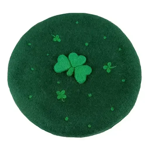 Zasy Casual Wool Beret Hat Classic French Artist Beanies Handmade Cap for Women - 7