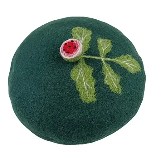 Zasy Casual Wool Beret Hat Classic French Artist Beanies Handmade Cap for Women 