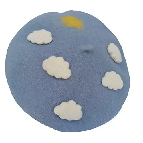 Zasy Casual Wool Beret Hat Classic French Artist Beanies Handmade Cap for Women - MODAZONE (1)