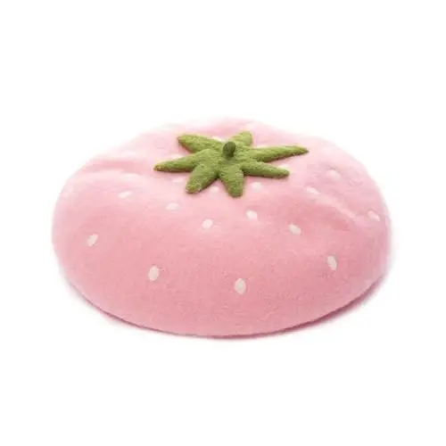 Zasy Casual Wool Beret Hat Classic French Artist Beanies Handmade Cap for Women - 2