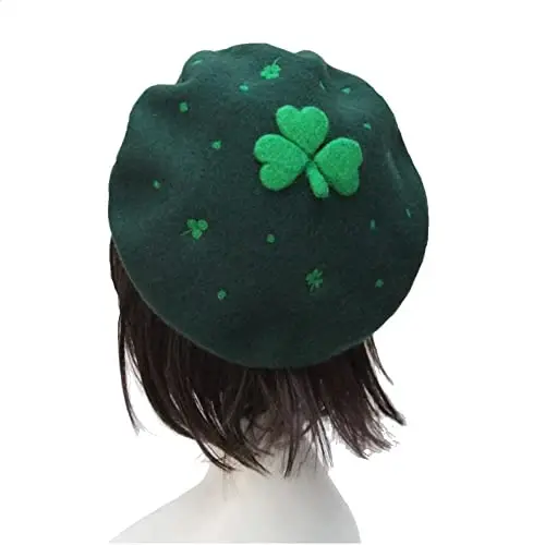 Zasy Casual Wool Beret Hat Classic French Artist Beanies Handmade Cap for Women - 2