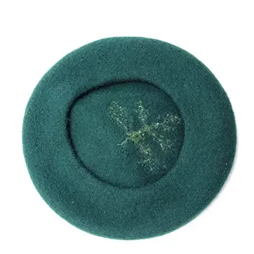 Zasy Casual Wool Beret Hat Classic French Artist Beanies Handmade Cap for Women - 7