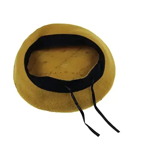 Zasy Casual Wool Beret Hat Classic French Artist Beanies Handmade Cap for Women - 3