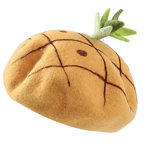 Zasy Casual Wool Beret Hat Classic French Artist Beanies Handmade Cap for Women - 2