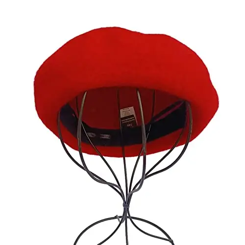 Zasy Kundalik Jun Beret Shapka Klassik Fransuz Rassom Binisi Ayollar Uchun Qo'lda Yasalgan Bosh Kiyim - 6
