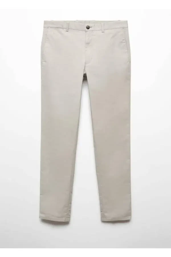 Зауженные брюки Chino из сержа - 3