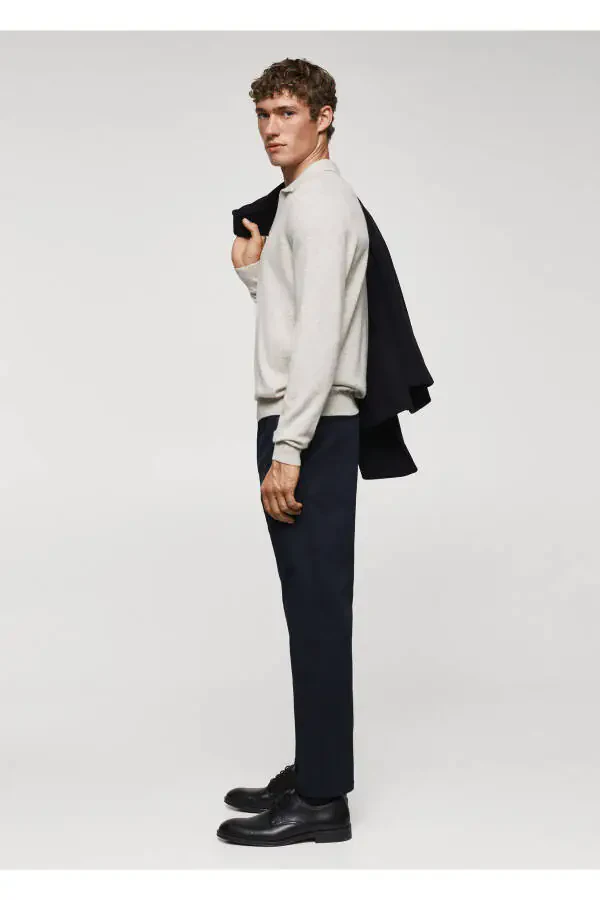 Зауженные брюки-чиносы - 4