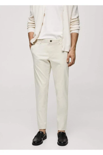 Зауженные брюки Serj Chino - MANGO MAN