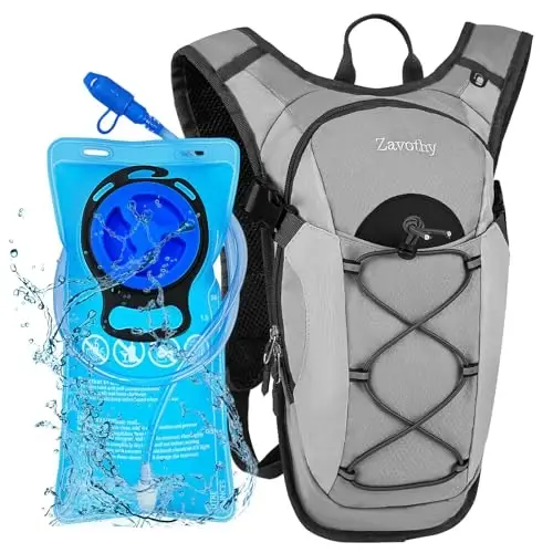 Zavothy Hydration Backpack with 2L Hydration Bladder Water Backpack for Hiking Hydration Pack for Running Cycling Hiking - ZAVOTHY