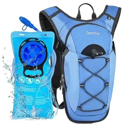 Zavothy Hydration Backpack 2L Hydration Bladder bilan Yurish uchun suvli ryukzak Yugurish Velosipedda yurish uchun gidratsiya to'plami - 1