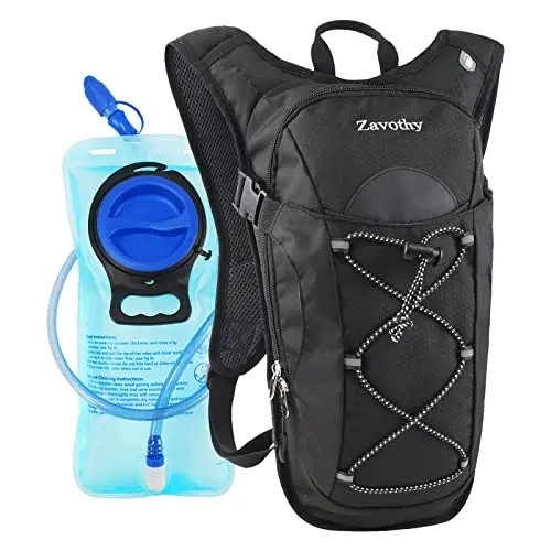 Zavothy Hydration Backpack with 2L Hydration Bladder Water Backpack for Hiking Hydration Pack for Running Cycling Hiking - ZAVOTHY