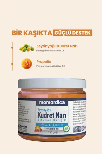 Zaytun yog'i bilan Kudrat Anori (propolis va asal qo'shilgan) - 250gr - MOMORDİCA (1)