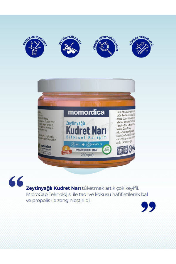 Zaytun yog'i bilan Kudrat Anori (propolis va asal qo'shilgan) - 250gr - 6