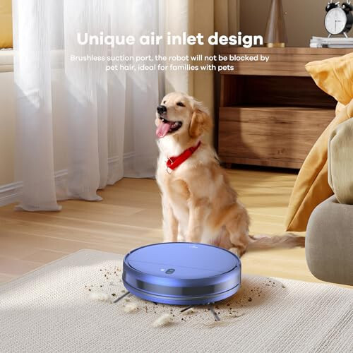 ZCWA Robot Vacuum and Mop Combo, 2 in 1 Mopping Robotic Vacuum with WiFi/App, Robotic Vacuum Cleaner, Schedule Settings, Self-Charging, Ideal for Hard Floor, Pet Hair and Low Pile Carpet - 7