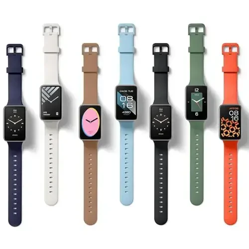 Z.DuDuZAZA 7 Pack Wristbands Compatible for Xiaomi Mi Band 7 Pro Straps Replacement TPU Silicone Watch Band Adjustable & Colorful Compatible for Xiaomi Smart Band 7 Pro Bands - 6