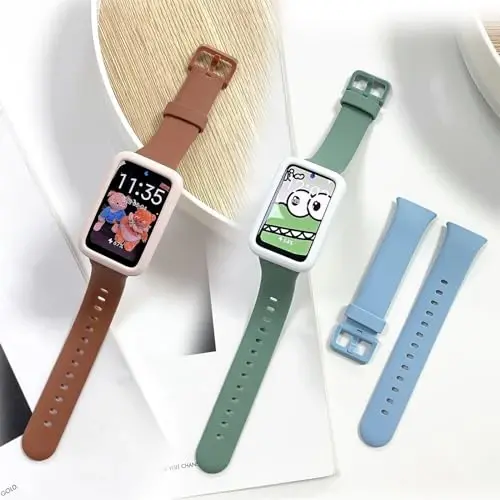 Z.DuDuZAZA 7 Pack Wristbands Compatible for Xiaomi Mi Band 7 Pro Straps Replacement TPU Silicone Watch Band Adjustable & Colorful Compatible for Xiaomi Smart Band 7 Pro Bands - 6