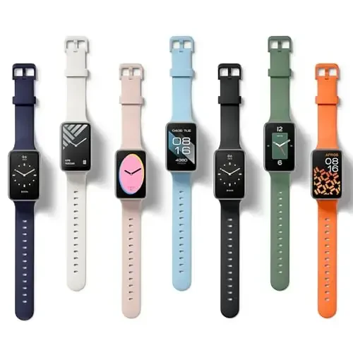 Z.DuDuZAZA 7 Pack Wristbands Xiaomi Mi Band 7 Pro uchun mos keladigan tasmalar Almashtirish TPU silikon Soat tasmasi sozlanishi & Rangli Xiaomi Smart Band 7 Pro bantlari uchun mos - 2