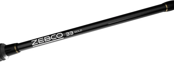 Zebco 33 Gold Spincast Reel and Fishing Rod Combo, 6-Foot Rod, Size 30 Reel, Silver/Gold - 4