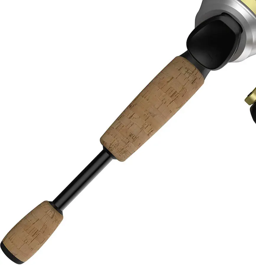 Zebco 33 Gold Spincast Reel and Fishing Rod Combo, 6-Foot Rod, Size 30 Reel, Silver/Gold - 5