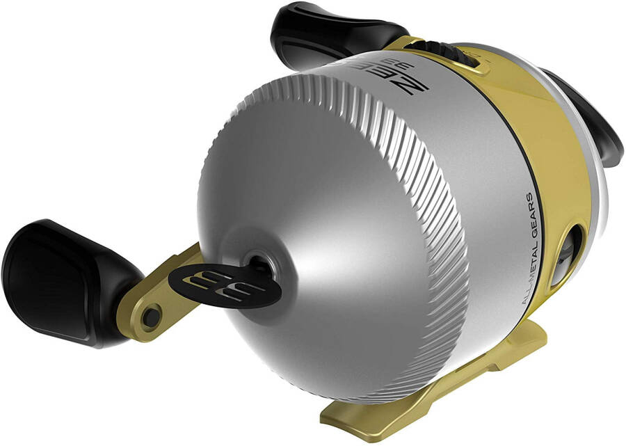 Zebco 33 Gold Spincast Reel and Fishing Rod Combo, 6-Foot Rod, Size 30 Reel, Silver/Gold - 3