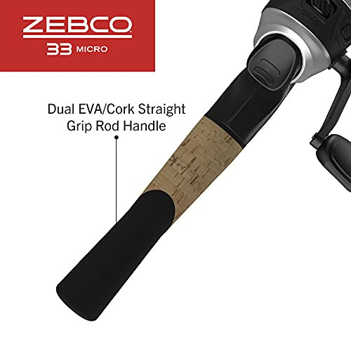 Zebco 33 Mikro Spincast Makara ve 2 Parçalı Olta Seti, 4.5 Fit Olta, Bonus Takım Paketi, Hızlı Ayarlı Anti-Geri Dönüşlü Olta Makarası ve Isırık Uyarısıyla - 6