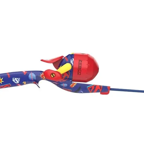 Zebco Youth 29-Inch Floating Spincast Reel and Fishing Rod Combo, Size 20 Reel, Pre-Spooled with 6-Pound Cajun Line - 3