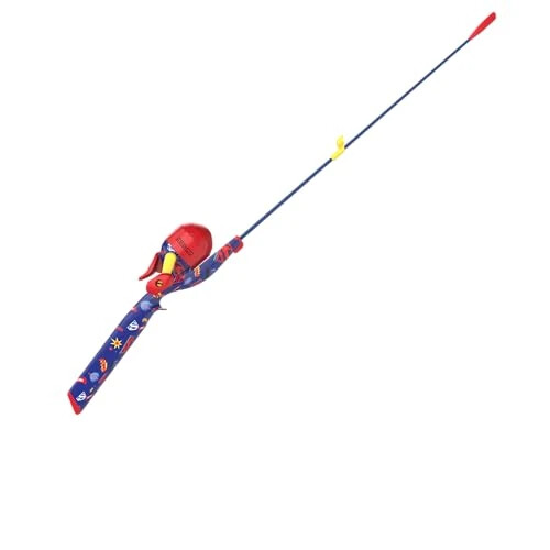 Zebco Youth 29-Inch Floating Spincast Reel and Fishing Rod Combo, Size 20 Reel, Pre-Spooled with 6-Pound Cajun Line - ZEBCO