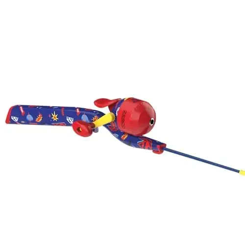 Zebco Youth 29-Inch Floating Spincast Reel and Fishing Rod Combo, Size 20 Reel, Pre-Spooled with 6-Pound Cajun Line - 6