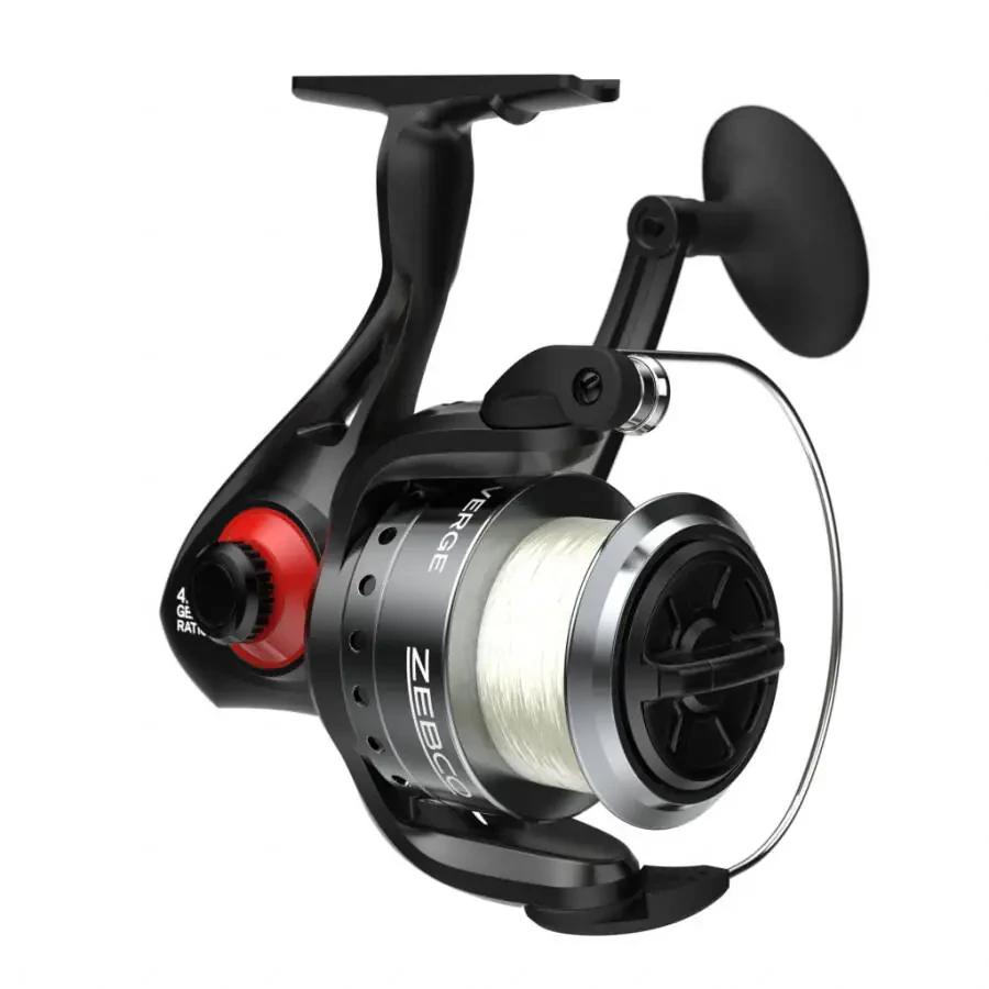 Zebco Verge Spinning Fishing Reel, Size 80 Reel, Black (Clam Package) - 2