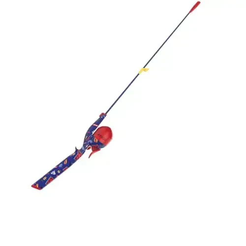 Zebco Youth 29-Inch Floating Spincast Reel and Fishing Rod Combo, Size 20 Reel, Pre-Spooled with 6-Pound Cajun Line - 4