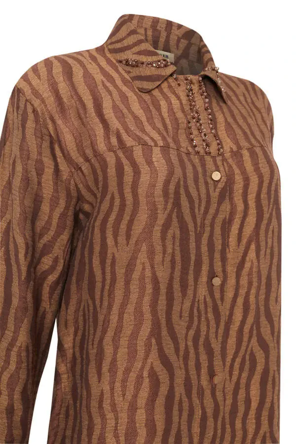 Zebra Embroidered Tunic - 2