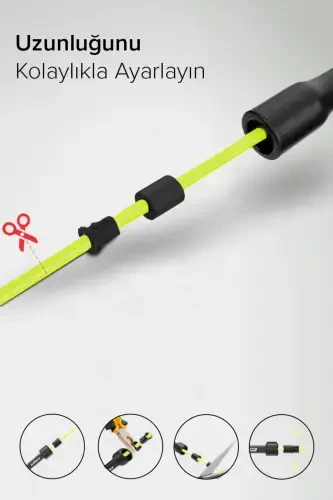 Зеленая Скакалка Atp-3000-ЗЕЛЕНЫЙ - 3