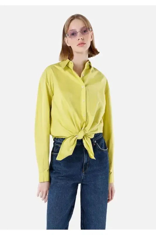 Зеленая женская рубашка - COLIN’S