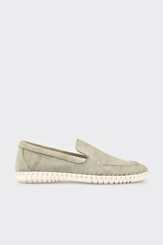 Зеленые кожаные женские кроссовки - Зеленый - ELLE SHOES