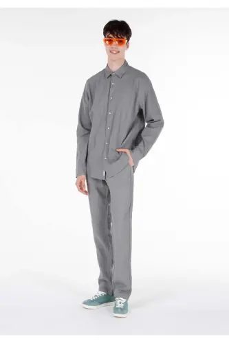 Зеленые мужские брюки - 1