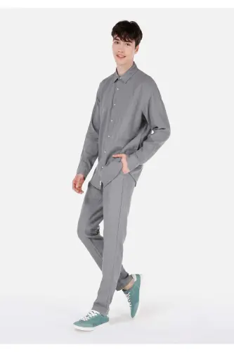 Зеленые мужские брюки - 3