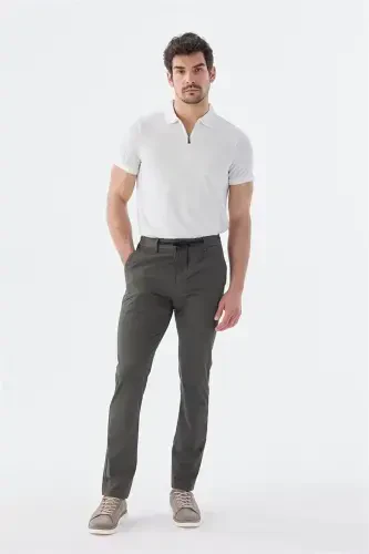 Зеленые спортивные брюки Comfort Fit с эластичным поясом - 3