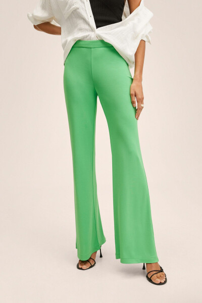 Зеленые женские брюки 27087747 - MANGO WOMAN (1)