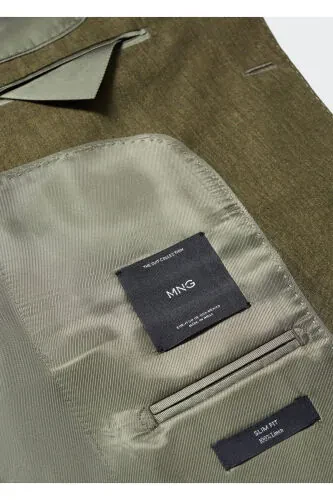 Зеленый Мужской Блейзер 57020026 - 7