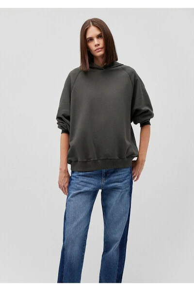 Зеленый свитер с капюшоном 1S10210-86764 - MAVI (1)