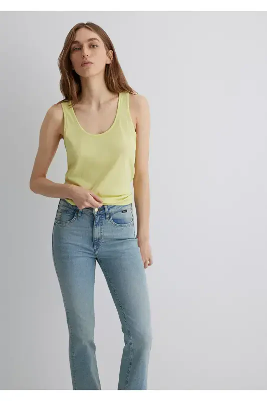 Желтая майка Slim Fit / узкого кроя 1613211-71309-желтый - MAVI