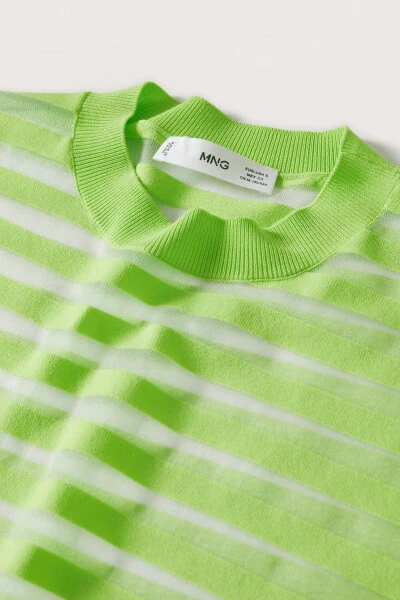 Желтый женский свитер - 7