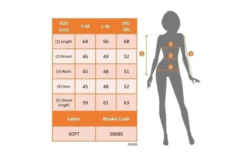 Женская блузка из мягкой ткани с длинными рукавами, запахом, манжетами на рукавах и подоле. - 4